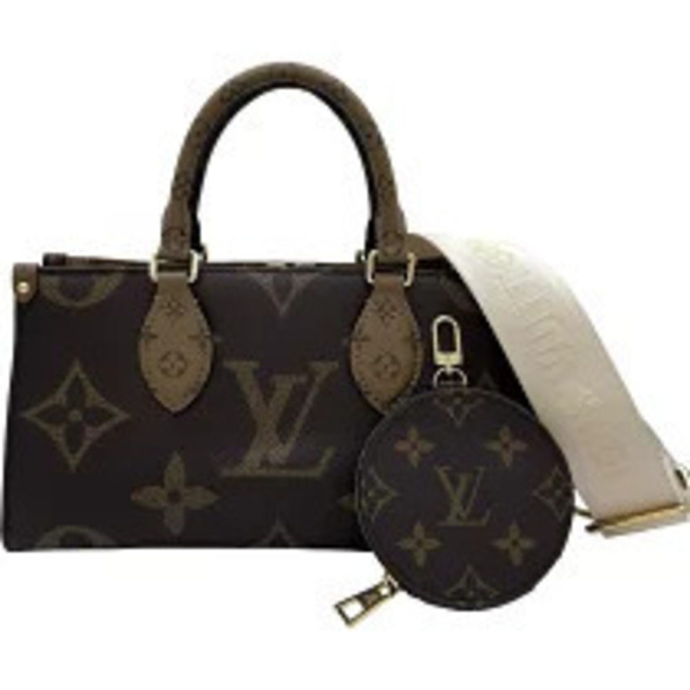 Louis Vuitton On The Go EW Brown Monogram Reverse Shoulder Bag